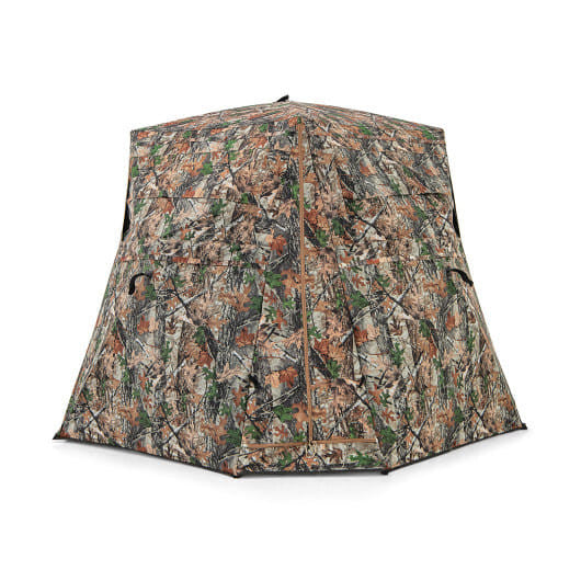360 One Way See Through Ground Hunting Blind for Deer and Turkey Hunting-4